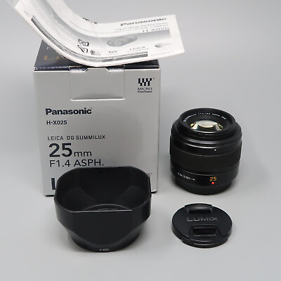 #ad Panasonic Leica Lumix D Summilux 25mm F 1.4 lens for MFT
