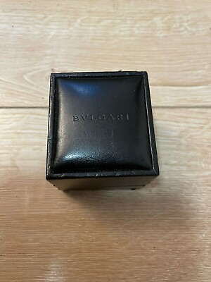 Bvlgari genuine Jewelry Ring box case Color Black