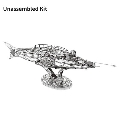 #ad 1:100 3D Metal Kits Nautilus Nuclear Submarine Model Unassembled Kit DIY Model f