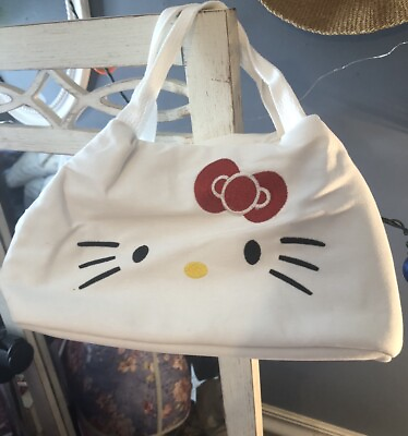 #ad Hello Kitty White Lunch Bag New Still In Original Bag.