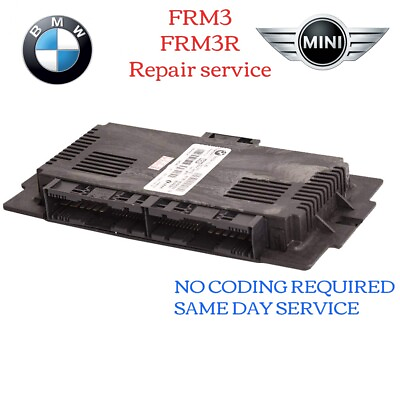 #ad FRM3 FRM3R Footwell module BMW MINI REPAIR SERVICE LIFETIME WARRANTY CODED