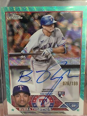 2023 Topps Chrome PICK YOUR PLAYER RC PARALLEL BASE BLUE AUTO 150 MORE