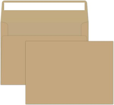 450 Invitation Envelopes Self Seal 4 3 8 x 5 3 4 A2 Brown Kraft Printable Cards