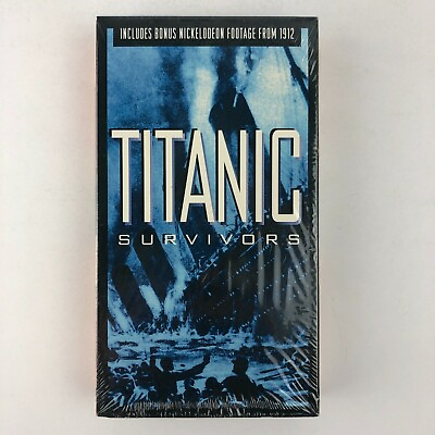 Titanic Survivors VHS Video Tape