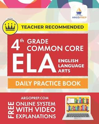 4th Grade Common Core ELA English Language Arts : Daily Practice Workboo GOOD