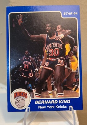 #ad 1983 84 Star l Bernard King #61 l Knicks HOF Legend