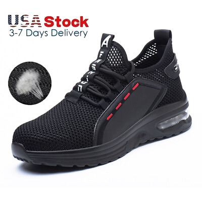#ad Mens Safety Work Boots Shoes Steel To Indestructible Sneakers Protective Comfort