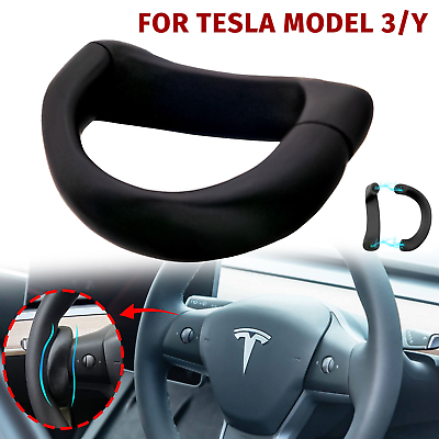 #ad For Tesla Model 3 Y Steering Wheel Booster Weight Autopilot Counterweight Ring