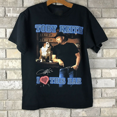 #ad #ad Vintage Toby Keith I Love This Bar Cotton Black Full Size Unisex Shirt AA1497