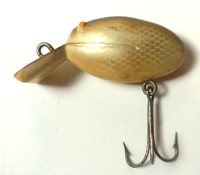 #ad Vintage Fishing Lure Small Tackle Box Bait 2quot;