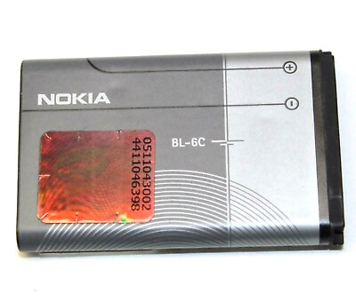 Original Genuine OEM Nokia BL 6C Battery for 112 E50 E70 Ngage QD Cellphone