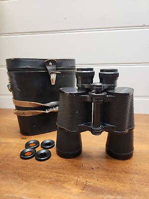Vintage  binoculars made in the USSR BNU4 7x50 with case