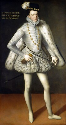 #ad Oil painting Prince Hercule Franois Duc dAlenon 1572 French 16th Century oil pai