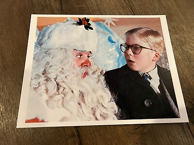 #ad A CHRISTMAS STORY Santa Claus Art Print Photo 11quot;x14quot; Poster Ralphie