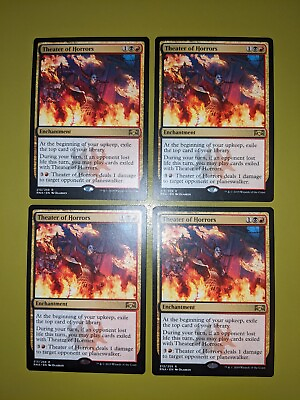 Theater of Horrors x4 Ravnica Allegiance 4x Playset MTG Magic the Gathering