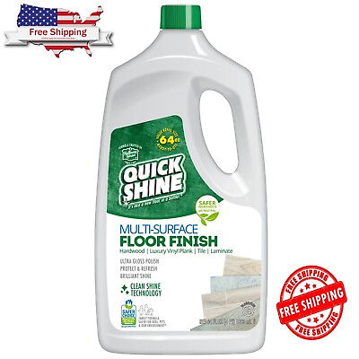 #ad #ad Quick Shine Multi Surface Floor Finish 64 fl oz Unscented Household Floor Clear
