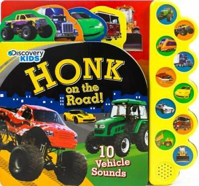 #ad Discovery Kids Honk on the Road Discovery Kids 10 Button Board book GOOD