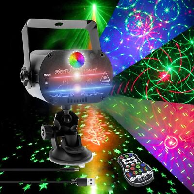 #ad 1024Pattern Laser Projector LED Stage Light RGB Disco DJ KTV Show Party Lighting