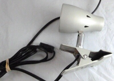 Portable Luminaire Desk Top Lamp Light Clamp Mount Metal Swivel Adjustable Small
