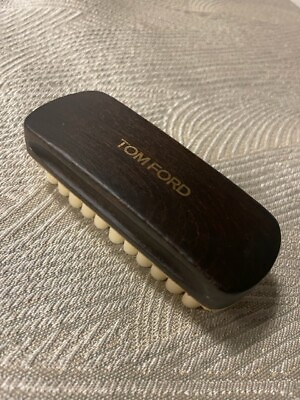#ad New TOM FORD Men#x27;s Executive VIP Suede Shoe Brush Wood and Rubber