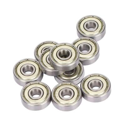 #ad Set of 10 Double Shielded 626Z Ball Bearings 6x19x6mm Steel Construction