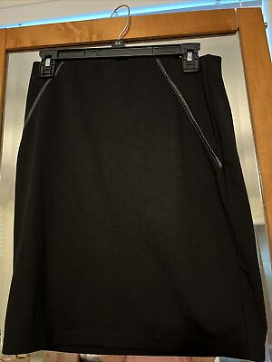 #ad ladies black skirt size s