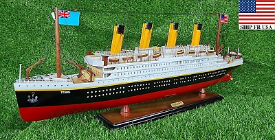 Vintage 1:400 Titanic Model Ship 32quot;L Handmade Special Home Decor Birthday Gift