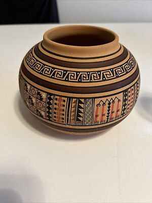 #ad Pisac Peru Mythology Table Crafted Pot Medium Size
