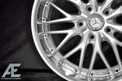 #ad 19 inch Fits Mercedes Wheels Rims GT1 Hyper Silver 5x112 Lugs