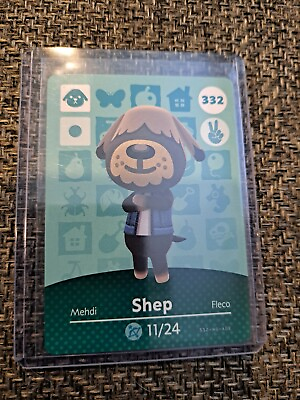 #ad Shep 332 Series 4 Authentic Animal Crossing Amiibo Card