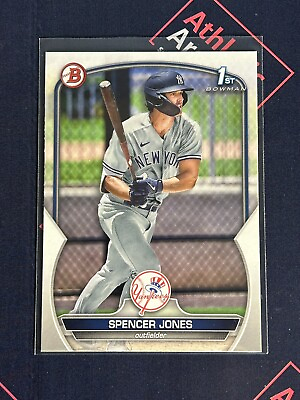 #ad Spencer Jones 1ST BOWMAN CARD 2023 Bowman #BP 139 New York Yankees