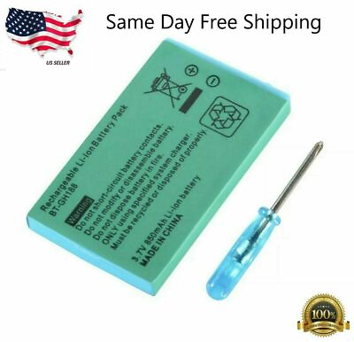 New Rechargeable Battery for Nintendo Game Boy Advance SP Systems Screwdriver