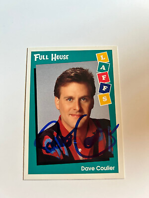Dave Coulier Signed 1991 Impel Full House Card # 2