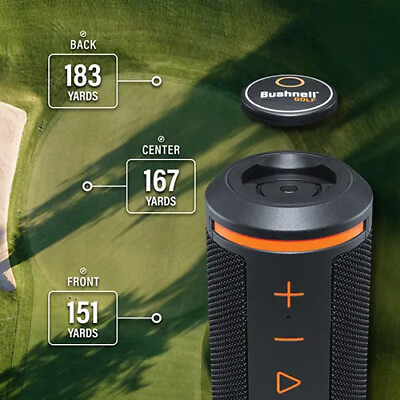 #ad Bushnell Wingman Golf Speaker Audible GPS Distance to the Hole BITE Magnet Mount