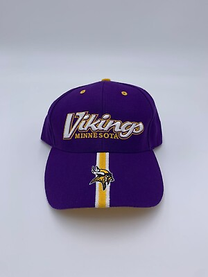 Vintage Twins Enterprise Minnesota Vikings Adjustable Hat Purple