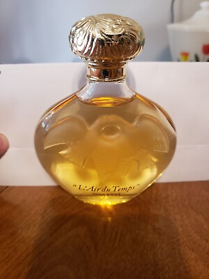 * RARE VINTAGE NINA RICCI L#x27;AIR DU TEMPS EDT SPLASH 100ml Lalique bottle