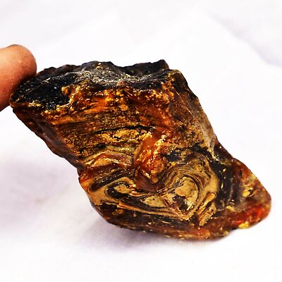 #ad 200 Carat Natural Russian Amber Rough Loose Stone For Jewelry making things