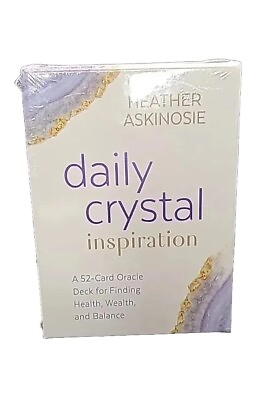 #ad Daily Crystal Inspiration: A 52 Card Oracle Deck for Finding Health Wealth NEW