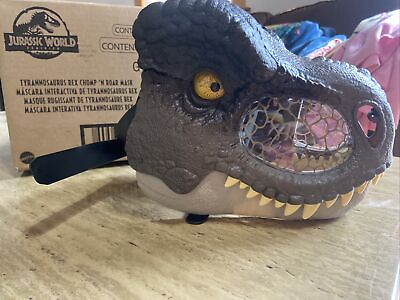 Tyrannosaurus Rex Chomp N Roar Dinosaur Mask Jurassic World Dominion T Rex Head