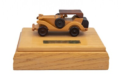 #ad Vintage Wood Playing Cards Box 1907 Peugeot Antique Car Model amp; 2 Matching Decks