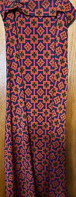 #ad NWOT LULAROE SIMPLY COMFORTABLE Size Large Blue And Pink