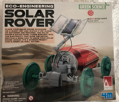 NEW Eco Engineering Solar Rover Green Science Model Free Shipping