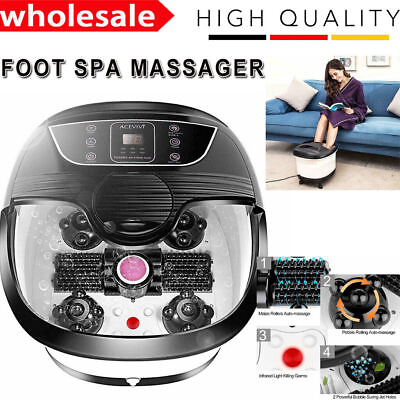 #ad Auto Foot Bath Spa Massager Foot Soaker Heated Pedicure Foot Spa for Home 71