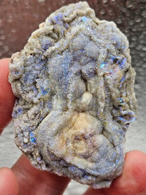 #ad 28g Chalcedony Angel Aura Crystals Minerals Sparkly Druse