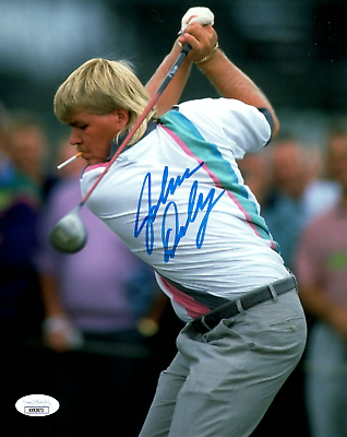 John Daly Signed 8x10 Photo Golf PGA JSA COA Autograph Cigarette in Mouth Golfer