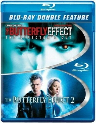 #ad The Butterfly Effect 1 amp; 2 Double Feature 2 BLU RAY DISC amp; COVER ART NO CASE