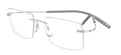 #ad Silhouette TMA THE ICON 5541 FQ SILVER 52 17 0 men Eyewear Frame