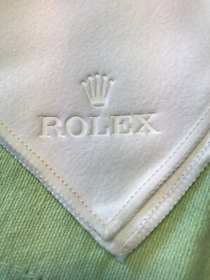 #ad Genuine New Rolex First edition Fluffy Clean Polishing Cloth 2 Pieces Sale❗️
