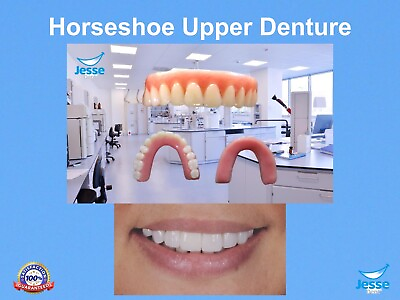 #ad Denture Horseshoe UPPER Temporary Dentures DIY Denture MEDIUM UPPER