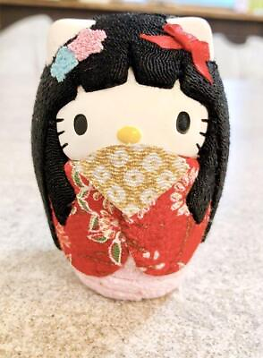 Japan only Hello Kitty Kokeshi Doll Kimono